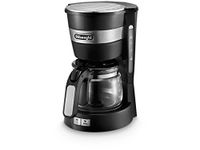 De'Longhi Active Line Drip Filter Coffee Machine, Stainless Steel, Keep warm & anti-drip function, 0.65 Litres, ICM14011.BK, Black