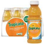 Tropicana Orange Juice 15.2-Ounce Bottles 12 Count