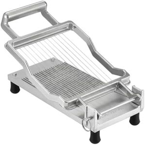 Cheese Slicer with Stainless Steel Wire, Aluminum Alloy Base, Adjustable Cutting Thickness 10mm and 20mm, Detachable Wir