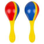 A-Star AP5101 Small Hands Plastic Maracas, Red/Blue, Pair