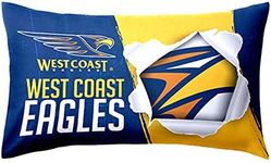 West Coast Eagles AFL Footy Pillow Case