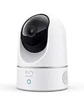 eufy Security Indoor Cam E220, Pan & Tilt, Indoor Security Camera, 2K - 3 MP Wi-Fi Plug-in, Voice Assistant Compatibility, Night Vision, Motion Tracking, HomeBase 3 Compatible, Motion Only Alert