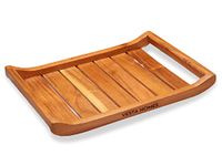 Vesta Homes Wooden Serving Tray for Home, Kitchen, Restaurant, Office Organizer, Dining Table | Premium Acacia Wood | 32 x 22 x 4.5 cm | Handmade in India, Rectangular