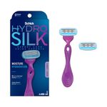 Hydro Silk Schick Hydro Silk Razor for Women, Includes 2 Moisturizing Razor Blade Refills