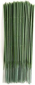 joleully100pcs Plastic Floral Stem, Artificial Flower Rod, Plant Stub Wire Green Florist Wires, Ideal for The Crafts Person, 17CM and 25CM(17CM)