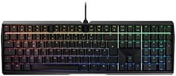 CHERRY MX Board 3.0 S, Wired Gaming Keyboard with RGB Lighting, German Layout (QWERTZ), MX Brown Switches, Black