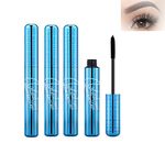 Mascara for Older Women Over 50, 7g Mascara for Seniors with Thinning Lashes Waterproof Mascara, Volumizing Mascara, for Seniors with Short Lashes (3pcs)