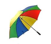 ASAB Large Golf Umbrella Canopy Wind Water Proof Fishing Sports Strong Compact Lightweight Outdoor Rain Protection Multicolour