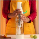 InstaCuppa Portable Soda Maker, Perfect for Busy Moms To Make Lemon Flavored Soda, Jaljeera, Sparkling Water, Mocktails, Fruit Spritzers In Just 30 Seconds Anywhere, Includes 10 Soda Capsules & 2 Lids