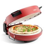 Clatronic® pizza oven | 350 ° C p. Italian stone pizza at home | electric | also for frozen pizzas | pizza in less than 5 min. | pizza stone Ø32cm and accessories included | PM 3787