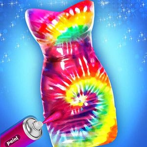 Gioco di design per t-shirt Tie Dye
