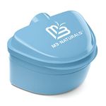 Denture Bath Case and Retainer Case | FSA HSA Approved | Denture Cleaner Cup for Invisalign Retainers Mouthguards and Dentures Cleaner Kit with Strainer Spill-Free Portable Retainer Cleaner Case