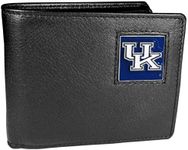 NCAA Siskiyou Sports Mens Kentucky Wildcats Leather Bi-fold Wallet One Size Black