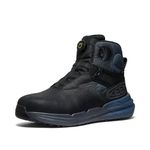 KEEN Utility Men's Snapline Rf Waterproof Boot (Carbon-Fiber Toe) Work, Vintage Indigo/Black, 7 UK