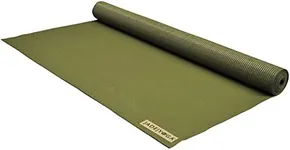 JadeYoga Voyager Yoga Mat - Lightweight & Portable Rubber Yoga Mat - Non-Slip Exercise Mat for Women & Men - Great for Yoga, Home Workout, Gym Fitness, Pilates, Stretching, and More (68" Olive Green)