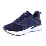 Bacca Bucci® Essential Your Everyday All Purpose Walking Running Casual Shoes for Men :Blue, Size UK10