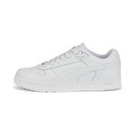 PUMA Unisex Rbd Game Low Low-Top Trainers, PUMA White-PUMA White-PUMA Team Gold, 8 UK