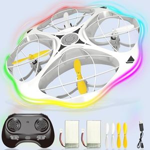 Mini Drone for Kids and Beginners, 2024 RC Plane Helicopter Quadcopter Aircraft with Coolful RC Light, Remote Control Airplane with 360° Flip, Surround Flight, Kids Gift Toys for Boys and Girls