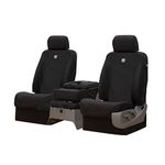 Covercraft Carhartt Super Dux SeatSaver Custom Seat Covers for Select Chevrolet Silverado/GMC Sierra 1500/2500/3500 Models, SSC3475COBK (1st Row 40/20/40 Bench Seat, Super Dux Black)