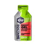 GU ENERGY Roctane Ultra Endurance Energy Gel, Strawberry Kiwi, 24-Count