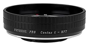 Fotodiox Pro Lens Mount Adapter with Focus Control, Contax G Lens to Micro Four Thirds Mirrorless Camera Body