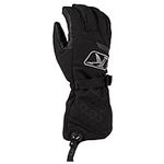 KLIM Men's Powerxross Gore-Tex Snowmobile Gauntlet Gloves - Size Large - Black - Castlerock