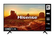 HISENSE 65A7100FTUK 65-inch 4K UHD HDR Smart TV with Freeview play, and Alexa Built-in (2020 series), Black