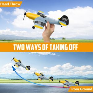 HAWK'S WORK 3-Channel RC Airplane – Remote Control Plane for Beginners