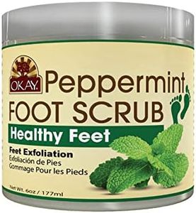 OKAY Pure Naturals OKAY Pure Naturals Peppermint Foot Scrub, 6 Ounce,