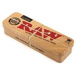 OutonTrip Raw Tin Cone Caddy Prerolled Cones Container (King Size, Brown)