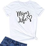 LOOKFACE Funny T-Shirt Teen Girl Cute Summer Street Tee Tops White Medium