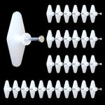 Jinka (Large, 30 Pieces) Wall Hooks for Hanging Large Photo Frames, Clocks, Mirrors, Utensils, Planters, Paintings and Decorative Items.