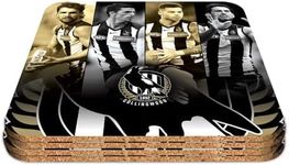 Collingwood Magpies AFL Footy Set of 4 Player Coaster