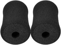 Anneome 2pcs Sponge Cover Exercise Roller Leg Extension Machine Cover Collapsible Foam Roller Gym Replacement Parts Buffer Tube Pad Foam Roller for Legs Buffer Tube Cover Component Sports