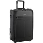 Bonioka Rolling Garment Bag with Wheels, Garment Bags with Built-in TSA Lock, 22 Inch Travel Garment Bag Suitcase Luggage 2 in 1 for Business Travel Essentials, Black, 22-Inch, Suitcase Luagge With Built in Garment Bag With Wheels