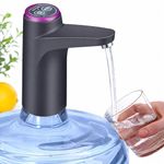Electric Water Dispenser Pump Tap - USB Charging, Automatic, Portable, Safe ABS Plastic & Food Grade Silicone - Universal Bottle Fit - Camping and Travel - Fits most bottles