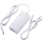 Power Adapter Compatible with Cricut Maker and Cricut Explore Air 2 Cutting Machine, 18V 3A AC Power Replacement Cord Compatible with Cricut, Charger Power Supply Wall Plug Cord Replacement (White)