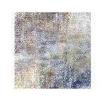 Area Rug Soft Short Pile Area Carpet Living Room Bedroom Dining Home Office, Anti-Slip Carpets Floor Mat,retro distressed effect abstract Square 100 x 100 cm