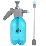 OUTO Agro 2ltr Multifunctional Manual Garden Sprayer Pressure Water Pump with Safety Valve and Nozzle Handheld Mist Spray for Flowers Plant Watering Car,Home Pesticide & Cleaning (Random Colour)