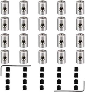BEADNOVA Locking Pin Keeper Back for Hat Back Pack Label Pins Jewelry Making Back for Pin (20pcs, Allen Wrench Included)