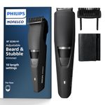 Norelco Men Philips Beard Trimmer And Hair Clipper - Cordless Grooming, Rechargeable, Adjustable Length, Beard Trimmer And Hair Clipper - No Blade Oil Needed - Bt3230/41, Black