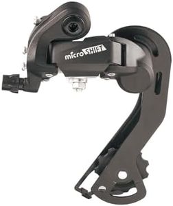 microSHIFT | M21 Rear Derailleur | 6 and 7 Speed | Long Cage | Black