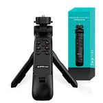 AODELAN Mini Shooting Grip and Tripod with Wireless Remote Shutter for Sony ZV-1 Alpha 9 A7C A7RIV 7R IV 7R III 7 III 6600 6400 6100 9 II RX0 II RX100 M7 Camera for Still Photo and Video Recording