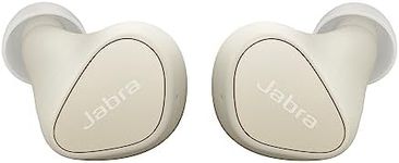 Jabra 100-91410703-98 Elite 3 In Ear Wireless Bluetooth Earbuds, Noise Isolating with 4 Built In Microphones for Clear Calls, Rich Bass, Customizable Sound and Mono Mode, Beige, One Size