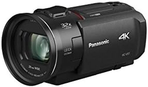 Panasonic HC-VX1EB-K 4K Video Camera with Leica Dicomar Lens - Black