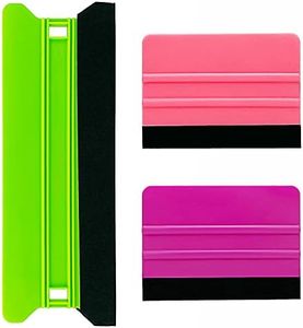 Umaki 8.3inch Large Vinyl Wrapping Felt Squeegee with 4inch Vinyl Squeegee Applicator for Fastly Installing Vehicle Tinting Film Graphic or Wallpaper,3pack