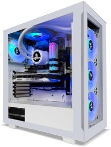 Thermaltake Computer System Rapture Xtreme V5 Snow Edition – Intel 14700/4080 Super / Z790 WiFi/ 32G RGB D5/ Customizable LCD RGB AIO/ V350 Snow, CA-4T1-00D6WA-04