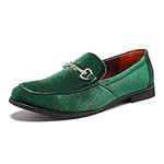 LCQL Men's Suede Penny Loafer Shoes