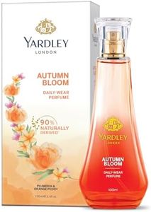 Yardley London Autumn Bloom Perfume Spray Floral Fruity Scent| 90% Naturally Derived| Plumeria & Orange Peony Perfume For Women| 100Ml