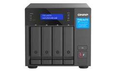 QNAP TVS-h474-PT-8G Intel Pentium Gold Processor, 8GB RAM, PCIe Gen 4 expandability NAS for virtualization applications Black